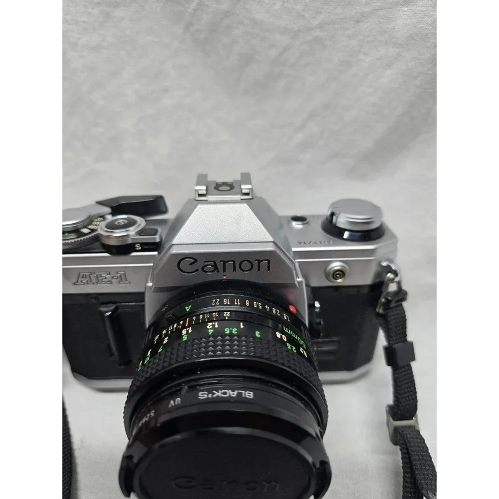 Canon AE-1 35mm Film Camera Canon 50mm Lens- NOT TESTED - Picture 2 of 16